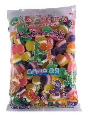 Gomas Sofy 12/1 kilo