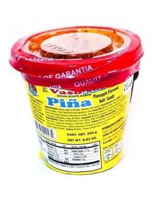 Vasos con pulpa de sabores...