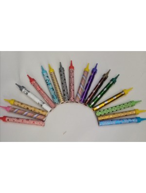 Vela lanza 5 colores