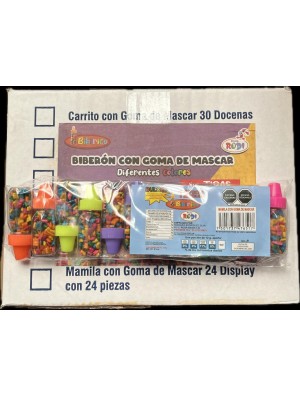 Mamila de pet con chicle en...